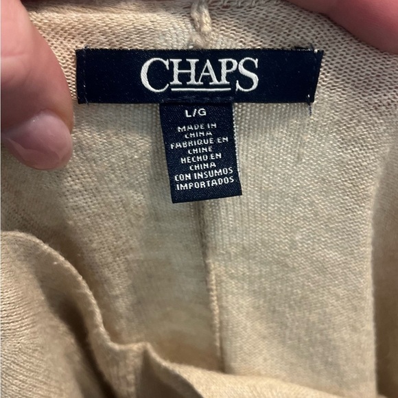 Chaps oversized modal cotton large top - Picture 2 of 3
